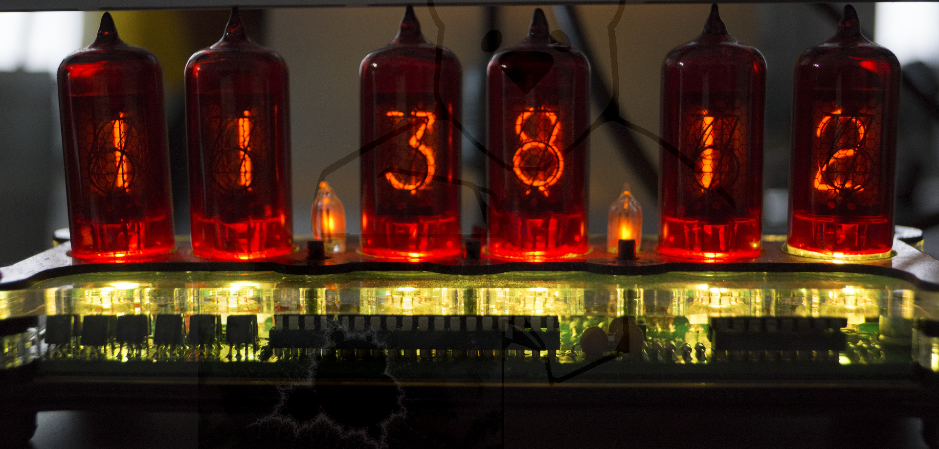 Nixie Uhr mit der Röhre Z570M